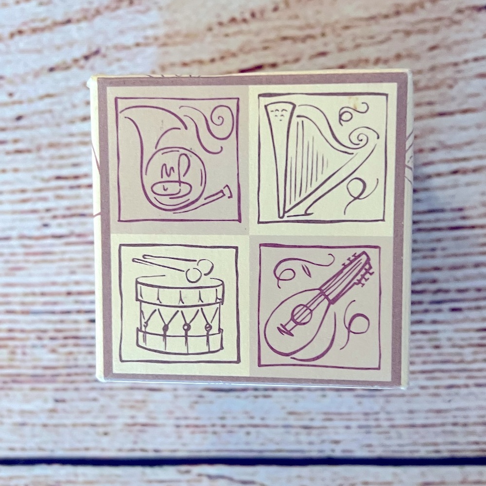 New Quatro Elementes rubber stamps by Hero Arts Musical Instruments set of 4